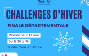 Retour sur Les Challenges d'Hiver - Finale Départementale